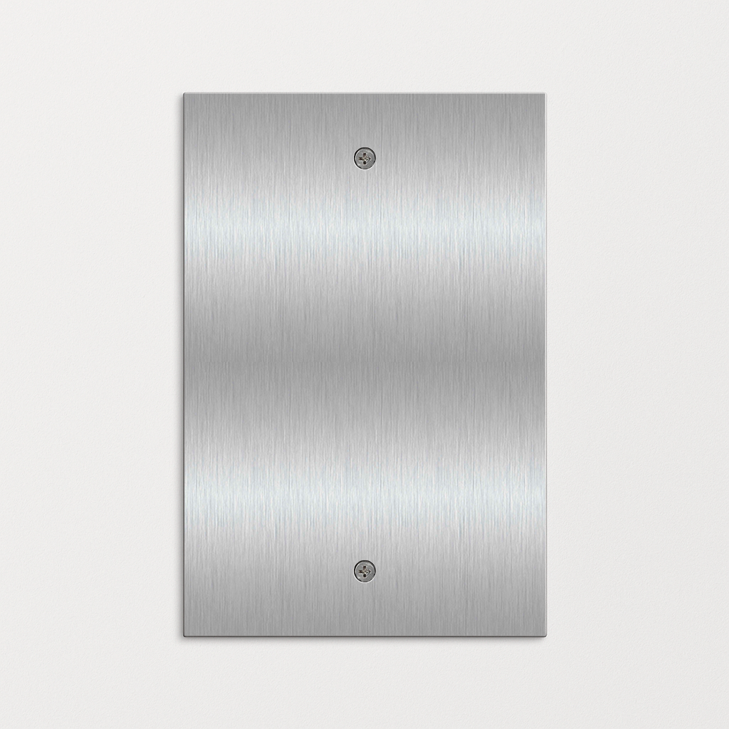 Espelho Cego Inox Escovado 4×2