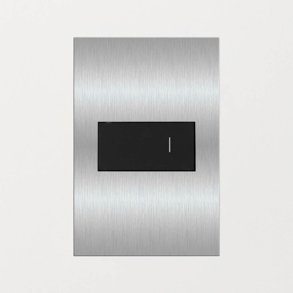 Interruptor Inox 4x2 10A (1 Módulo)