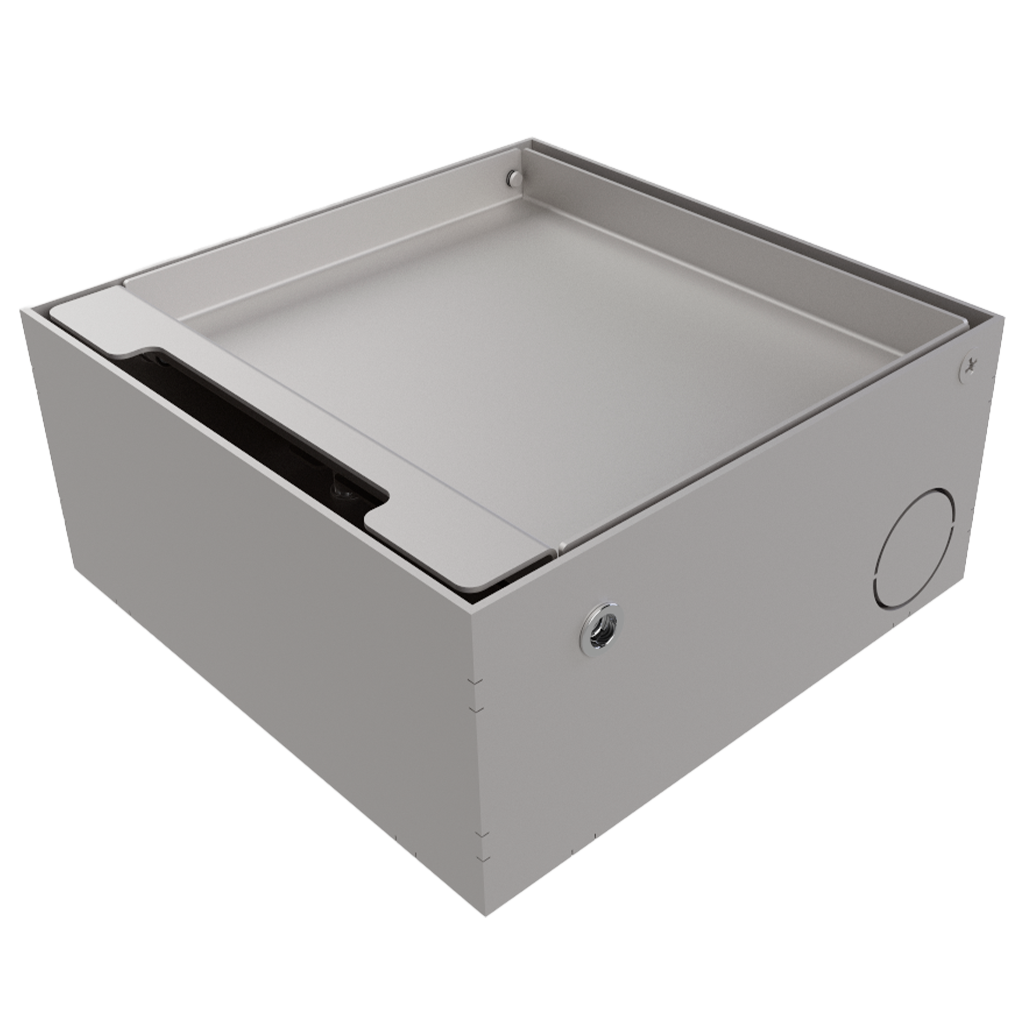 CAIXA DE TOMADA INOX (2 MÓDULOS)