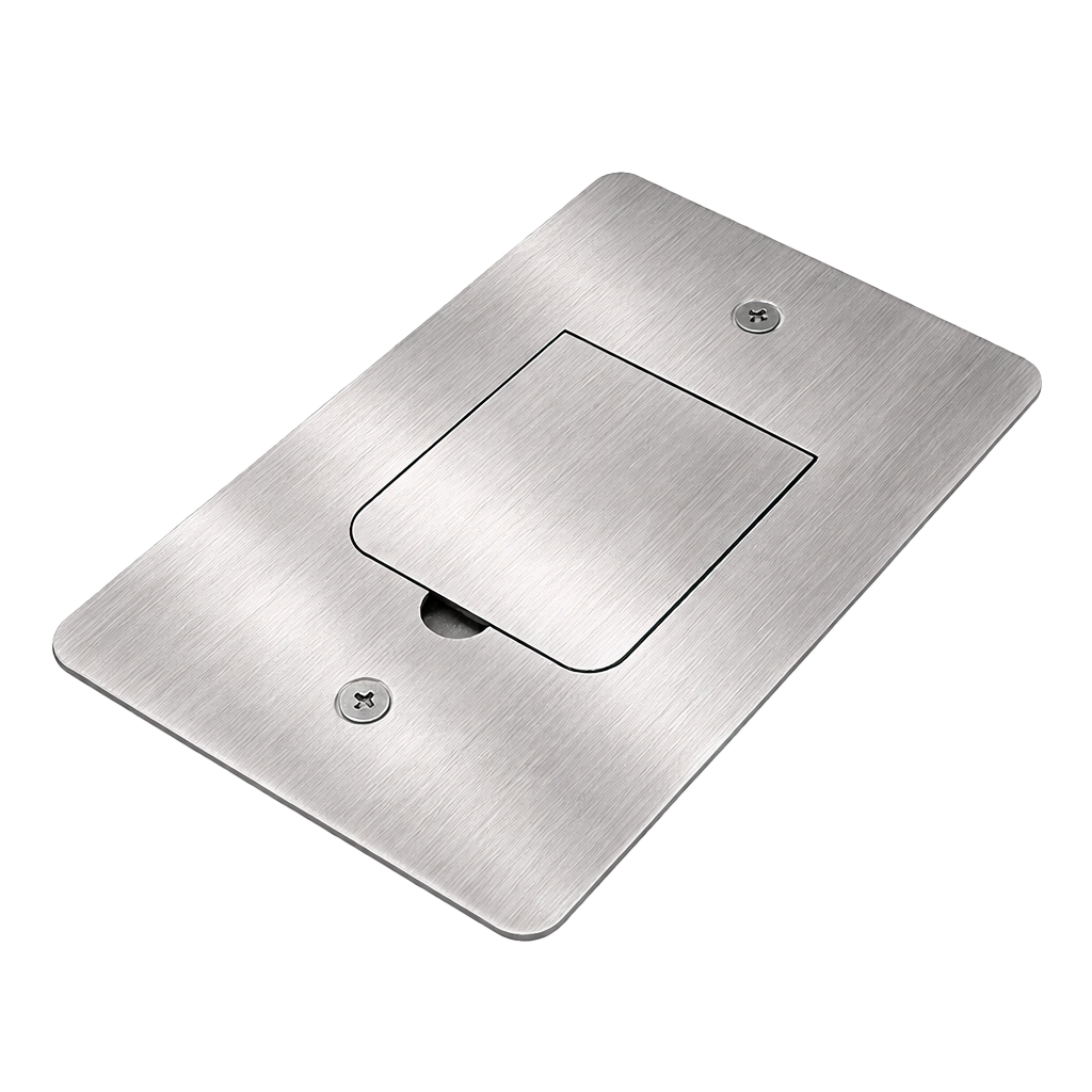 TOMADA INOX 4X2 PARA PISO (1 MÓDULO)