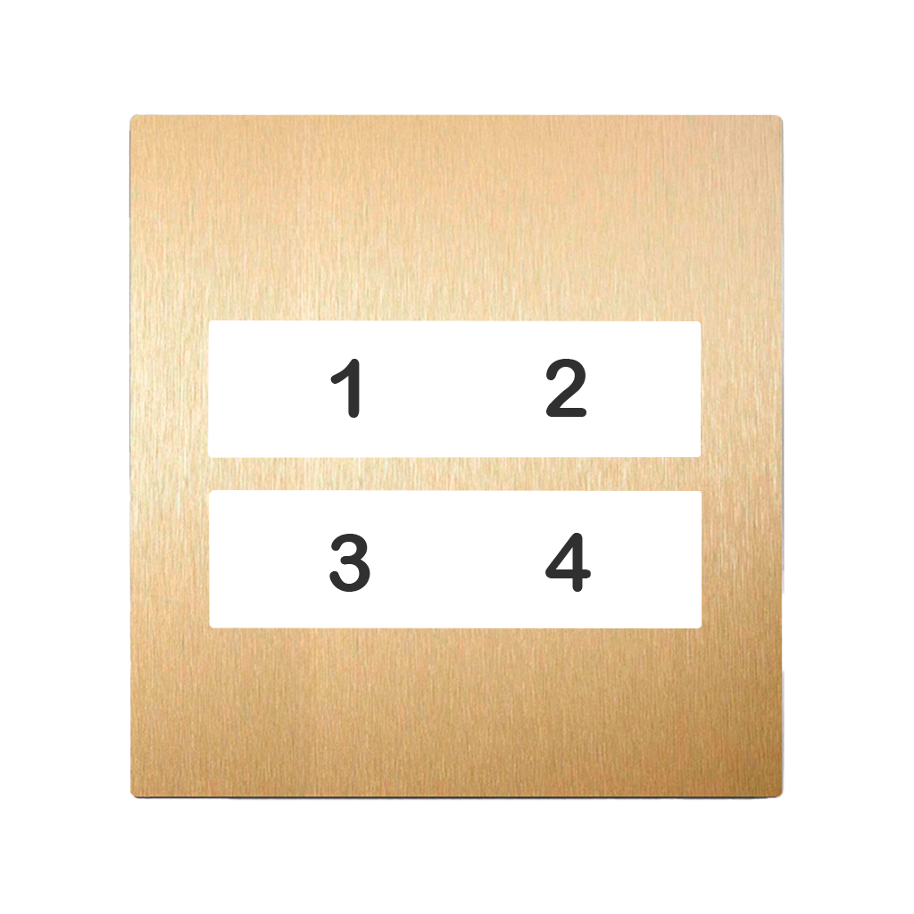 CONJUNTO LATÃO 4×4 (4 MÓDULOS)